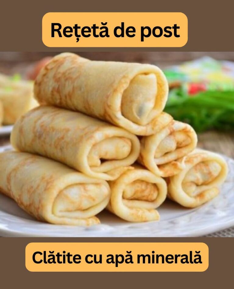 Rețetă de post – Cele mai bune clătite de post (cu apă minerală) – Rețetă simplă și rapidă, absolut delicioasă