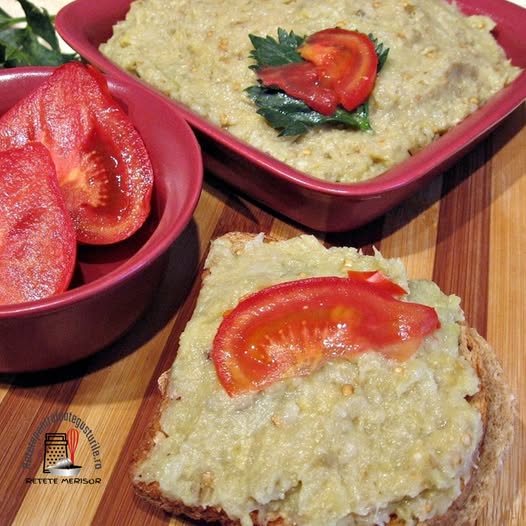 Salata de vinete cu maioneza de telina