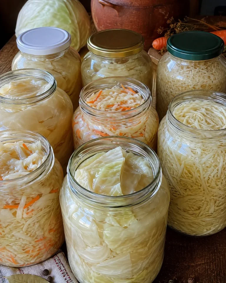 Trei feluri de varză murată din aceeași saramură 🥬🫙