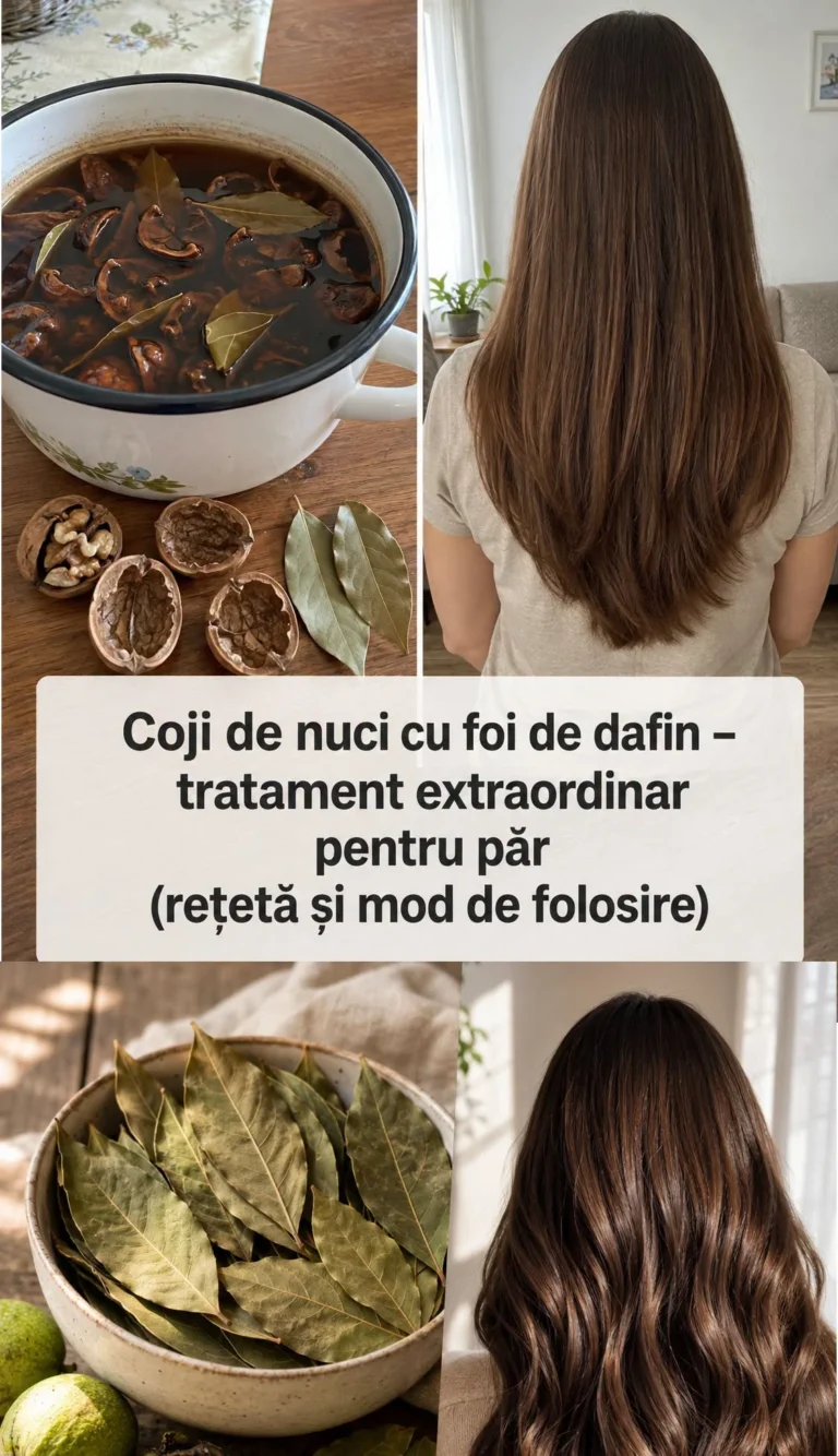 Coji de nucă și foi de dafin pentru păr: ce efecte pot avea și cum se folosesc în siguranță 🌿