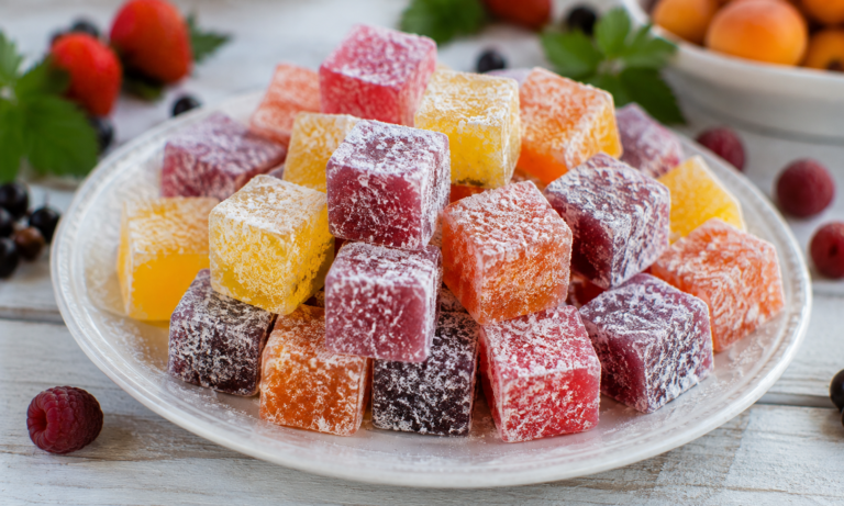Ingrediente necesare pentru rahat de fructe