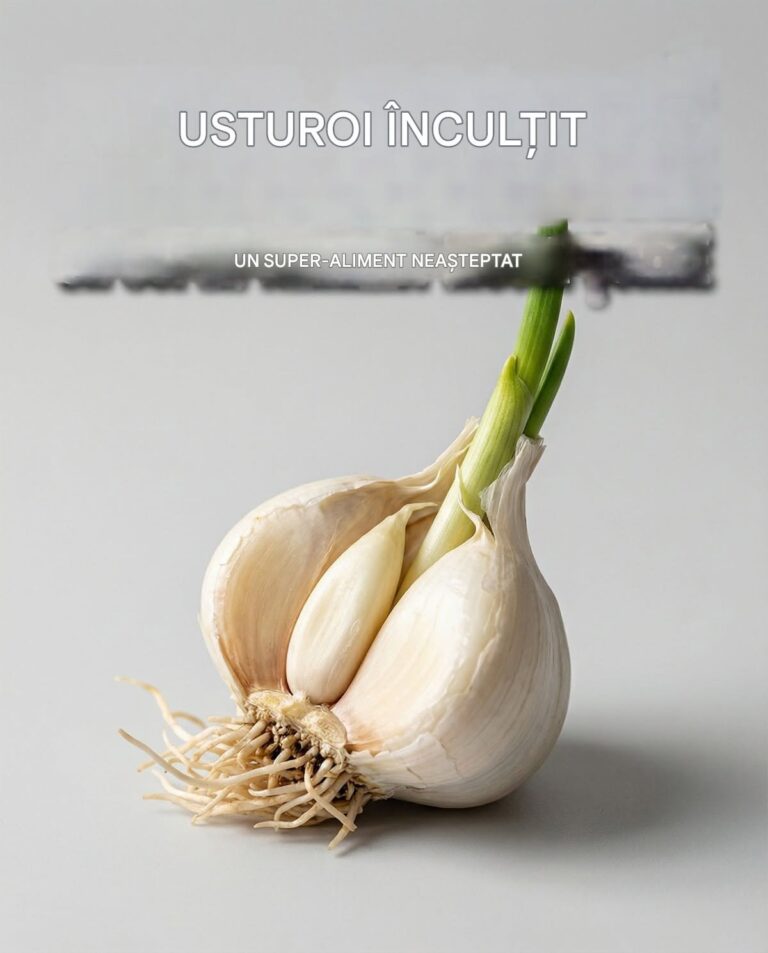 Usturoiul încolțit: Beneficii și mituri demontate